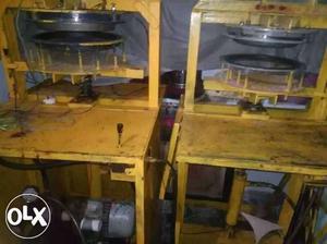 Double die paper plate making machine, buffet