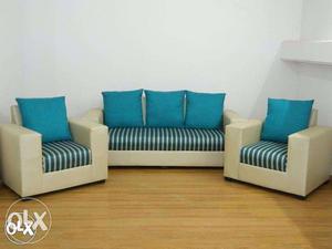 Fancy look sofa set (3+1+1)
