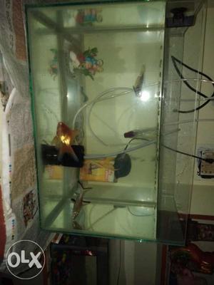Full set Aquriam tank and fishes and oxygen motor