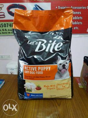 Lets bite 3 kg pack for puppy just rs 550 only