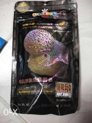 Okiko flowerhorn food original branded