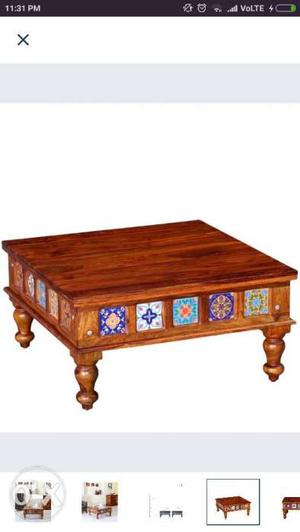 Only 1 day old sheesham wood coffee table