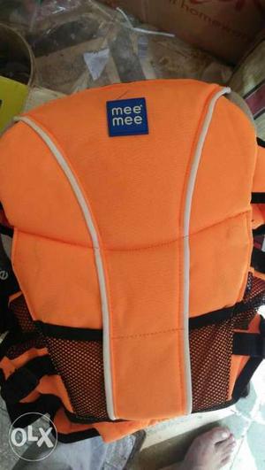 Orange And Black The North Face Backpack