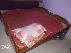 Red And White Polka Dot Bed Sheet