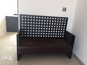 Sofa with back rest antiq look