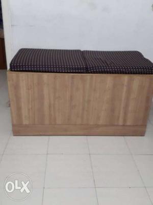 Storage place two seater sofa very good condition