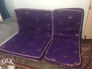 Two Purple mattress one double and one single