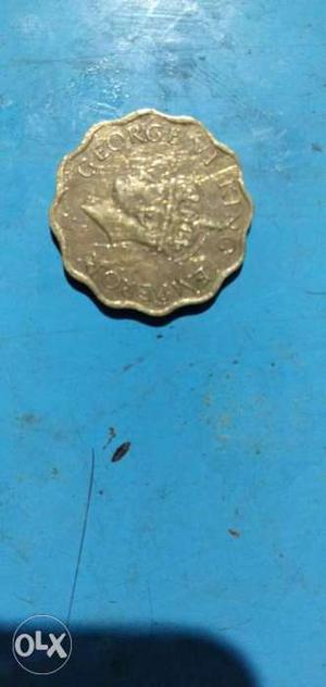 Very old British coin (George vi king emperor)