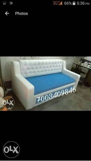 White And Blue Fabric Sofa Screenshot