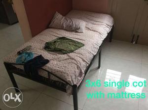 3'x6' single cot bed - 2 units with used
