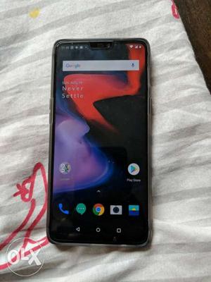 6 days old oneplus 6, mint condition. Run for less than 24
