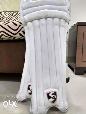 A full Cricket kit with SG pads gloves thigh pad