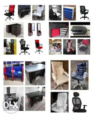 All typs office furniture available workstation