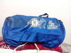 Black And Blue Chelsea Duffle Bag