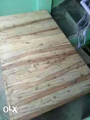 Brown And Green Wooden planks