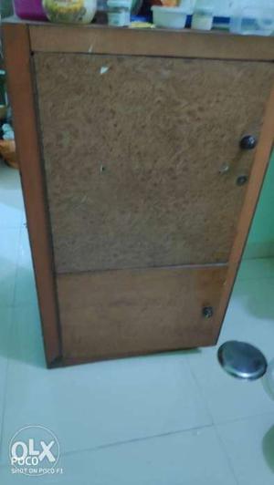 Brown Wooden Cabinet for Urgent sale.