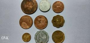 Coper nd silver old coins
