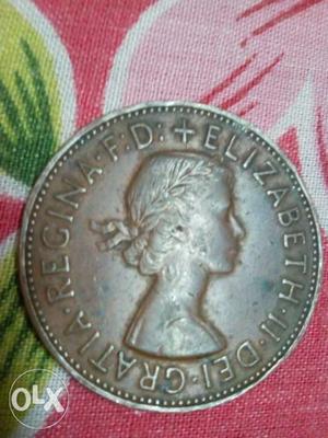 Great Britain Elizabeth 2 one penny 