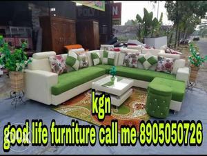 Green And White Living Room Set