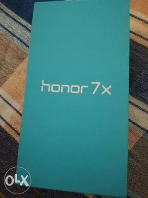 Honor 7x blue new not used mobile bill box all
