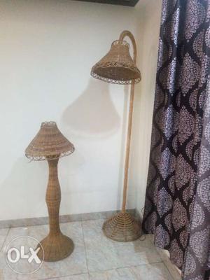 I am selling these two bamboo lamps in just 
