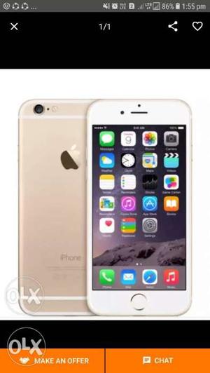 Iphone 6 golden colour 80 day used