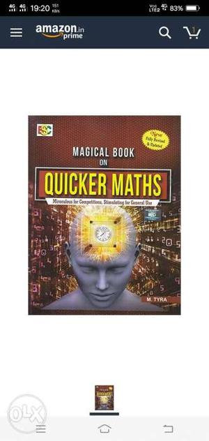 Magical Book On Quicker Maths Book 