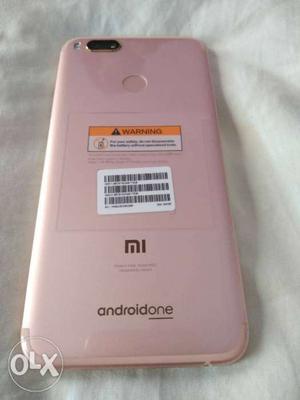 Mi a1 color rose gold 5 day old only