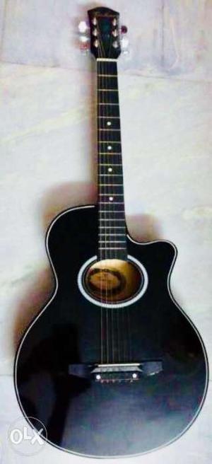 New 3 Month Old Guitar black very less used