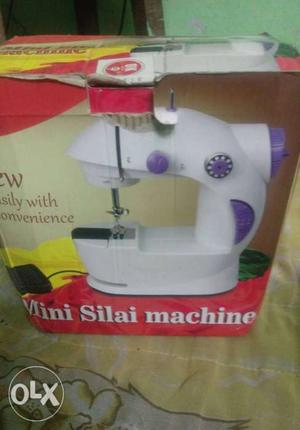 New mini silai machine box piece with attach