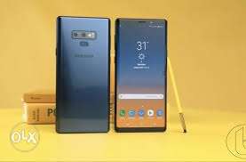 Note 9 Black color 128 GB available.