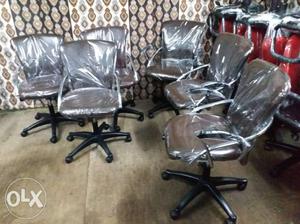 Office chair good condition brown colour chairs