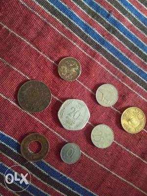 Old coins antique pieces