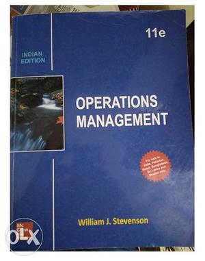 Operations Management Book By William J. Stevenson