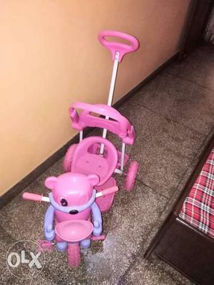 Pink And Purple Push Trike