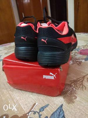 Puma shoes not used because of different size