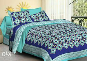 Pure cotton king size bedsheets jaipuri