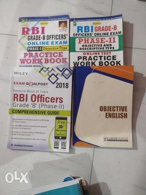 RBI Grade B Phase 1 and Phase 2 Books at