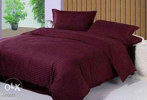 Red And Black Bed Sheet Set