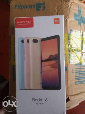 Redmi 6 new sealed pack mobile Call me who need