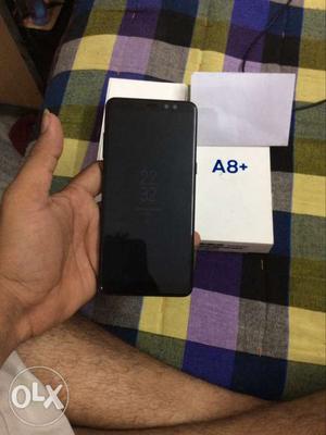 Samsung A8+ Just 20days old in Excellent condition