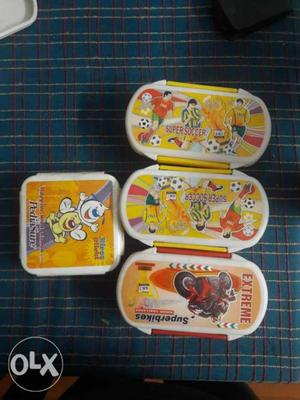 Set of 3 lunch box. new