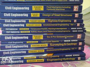 Set of civil engineering Made Easy Ese And Gate Books 