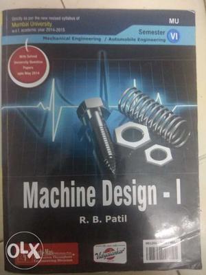 Textbook of Machine design-II for Semester 3,