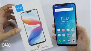 Vivo V9 black in brand new condition 2 months old