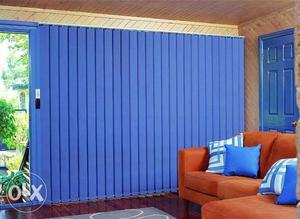 We make and fit it vertical blinds 75rs per sqft