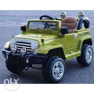 Wrangler kids jeep age 1-6using ride on