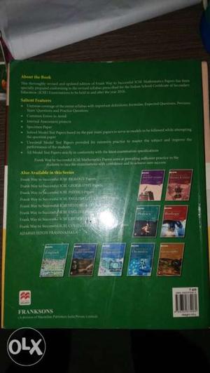 Complete book of Maths and biology for ICSE.