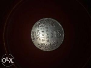 Edward Vll King &Emperor,One rupee Indian Coin.