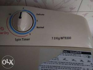 Fully working less used Samsung washing machine